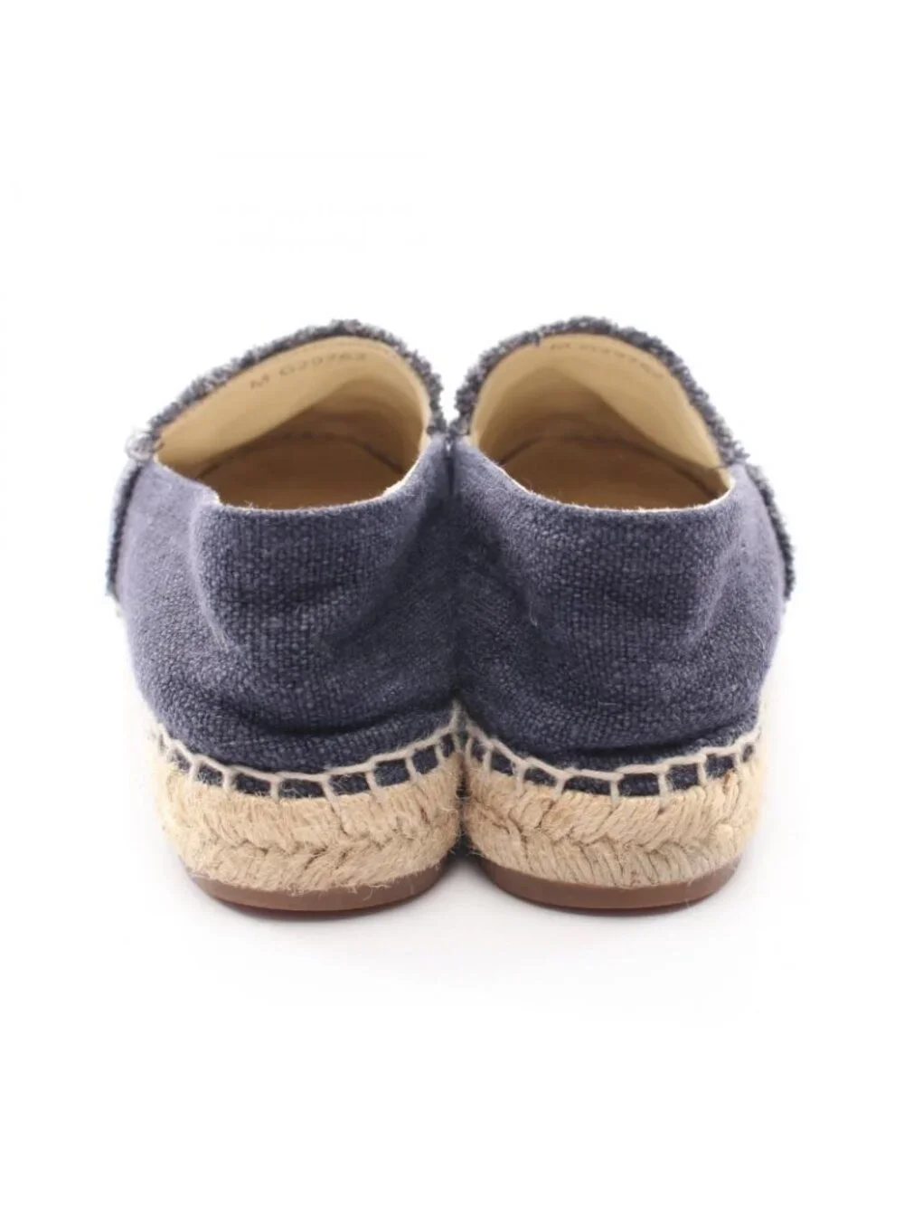 Chanel CC Logo Espadrilles Slip Ons Slipper